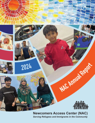 cover of 2024 annual report for a local nonpofit