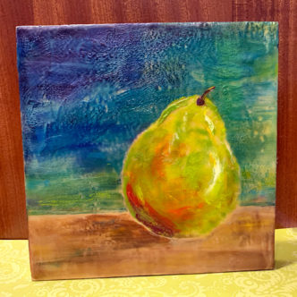 pear art by Kim Peasley
